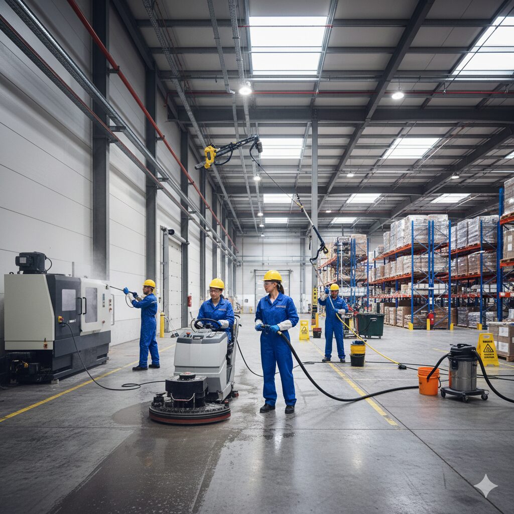 ražotņu un noliktavu uzkopšana